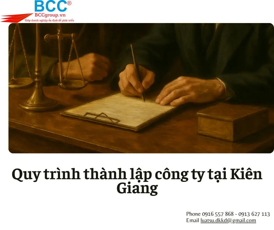 Dịch vụ thành lập công ty tại Kiên Giang 
