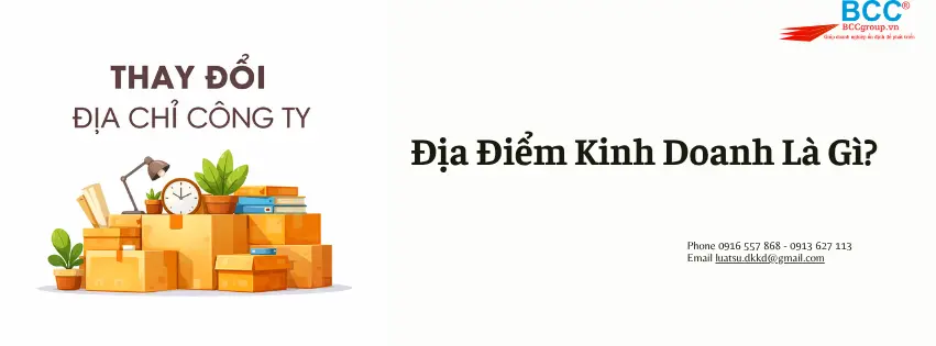 Thay Đổi Giấy Chứng Nhận Đăng Ký Địa Điểm Kinh Doanh