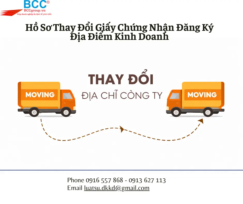 Thay Đổi Giấy Chứng Nhận Đăng Ký Địa Điểm Kinh Doanh