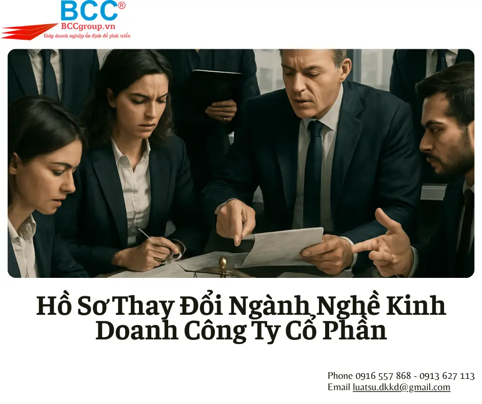 Thay Đổi Ngành Nghề Kinh Doanh Công Ty Cổ Phần