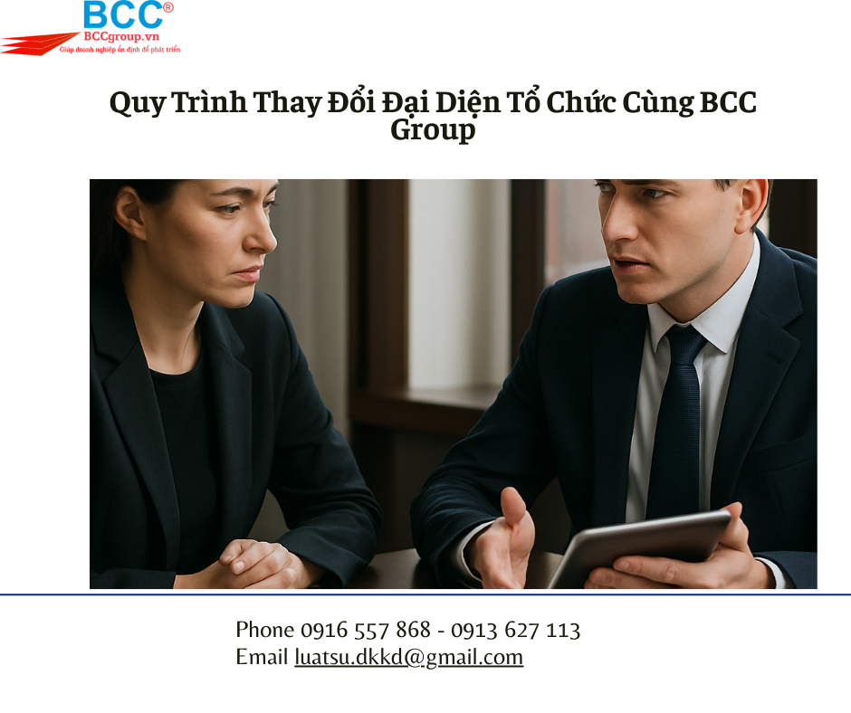 Thay Đổi Thông Tin Về Đại Diện Tổ Chức 2026