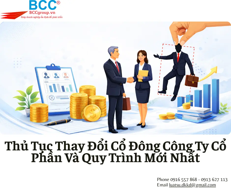 Thủ Tục Thay Đổi Cổ Đông Công Ty Cổ Phần