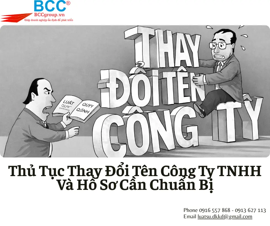 Thủ Tục Thay Đổi Tên Công Ty TNHH