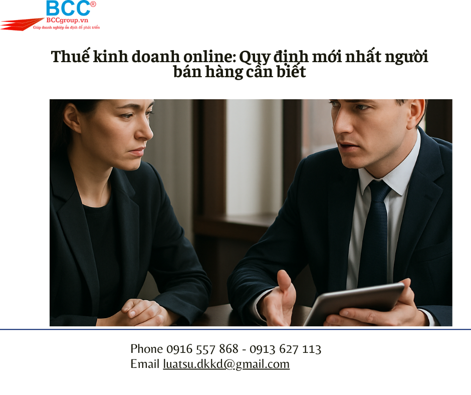 Thuế kinh doanh online: Quy định mới nhất người bán hàng cần biết