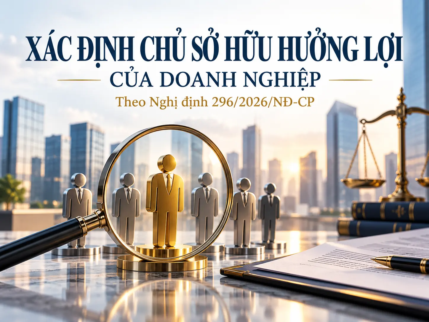 Xác định chủ sở hữu hưởng lợi của doanh nghiệp theo Nghị định 296/2026/NĐ-CP