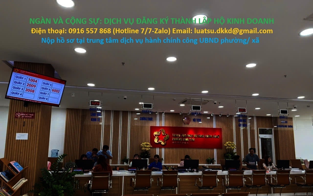Đăng ký thành lập hộ kinh doanh