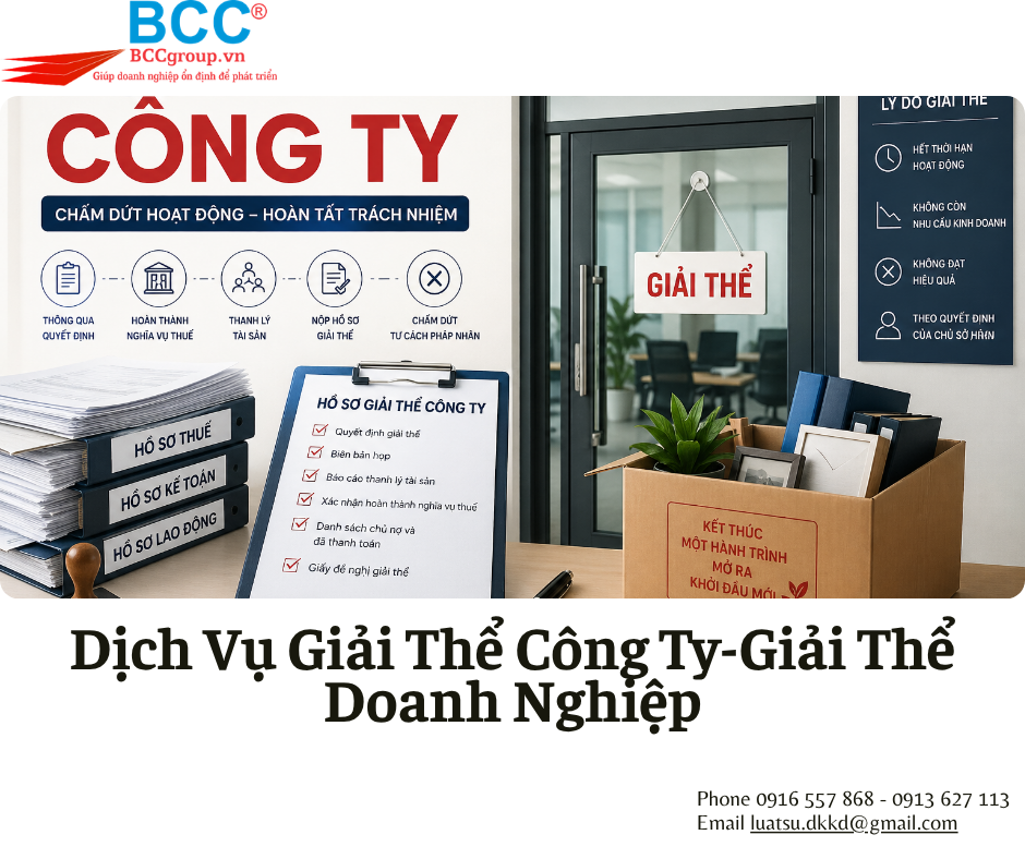 Dịch Vụ Giải Thể Công Ty-Giải Thể Doanh Nghiệp