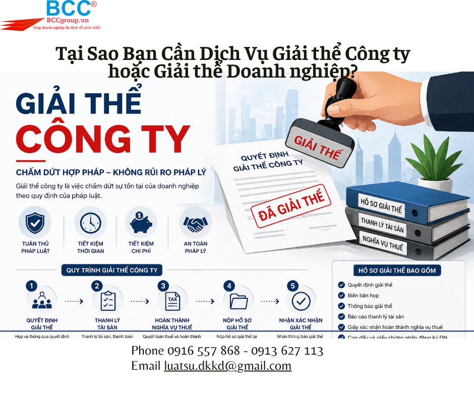 Dịch Vụ Giải Thể Công Ty-Giải Thể Doanh Nghiệp