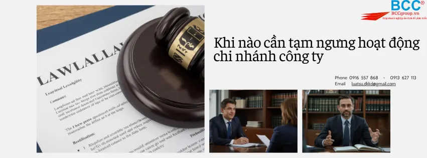 Dịch vụ tạm ngưng chi nhánh công ty