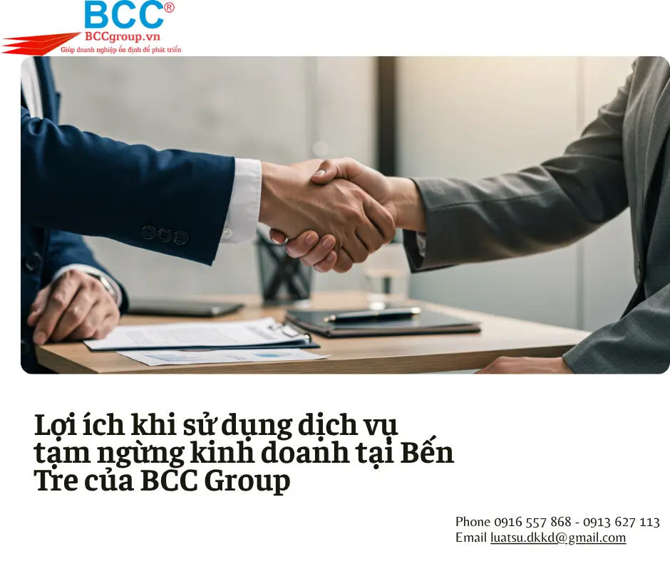 Dịch vụ tạm ngừng kinh doanh tại Bến Tre - Hỗ trợ trọn gói, đúng quy định