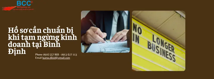 Dịch Vụ Tạm Ngừng Kinh Doanh Tại Bình Định