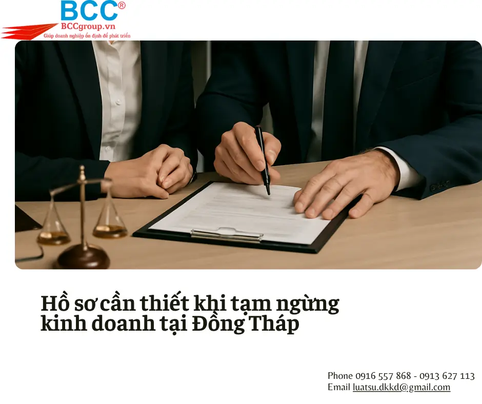 Dịch vụ Tạm ngừng kinh doanh tại Đồng Tháp