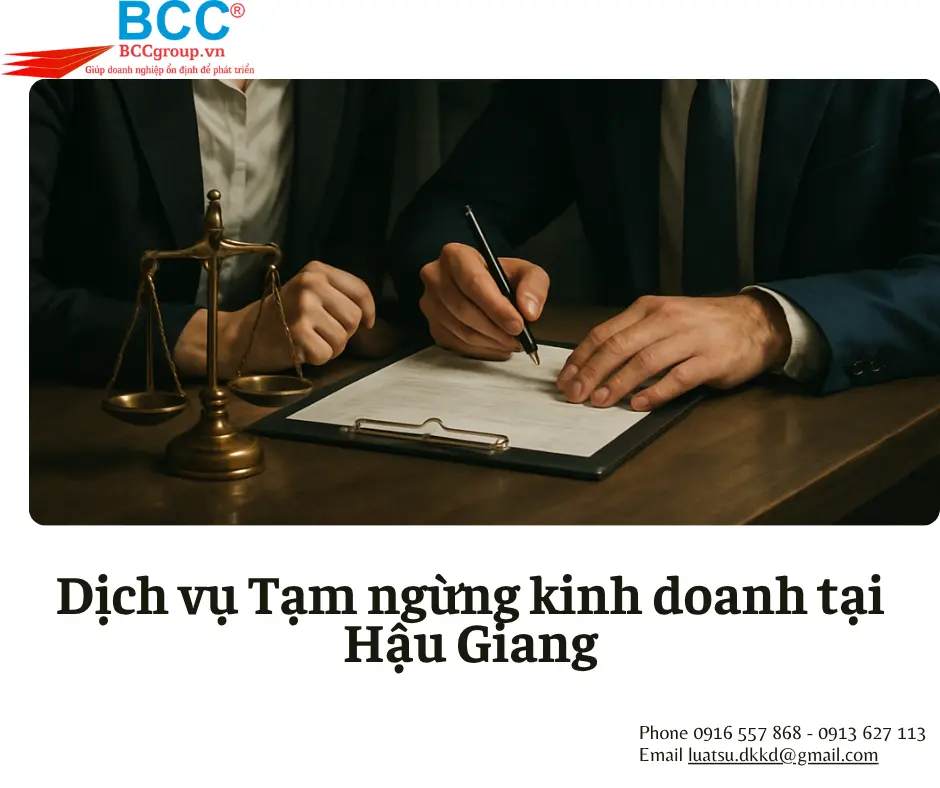 Dịch vụ Tạm ngừng kinh doanh tại Hậu Giang