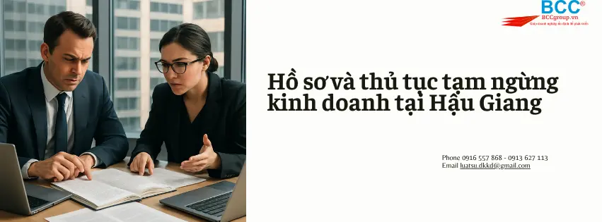 Dịch vụ Tạm ngừng kinh doanh tại Hậu Giang