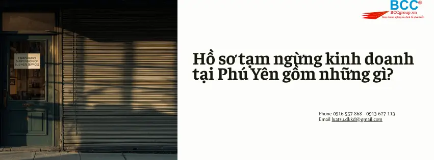 Dịch vụ Tạm ngừng kinh doanh tại Phú Yên