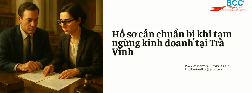 Dịch vụ tạm ngừng kinh doanh tại Trà Vinh 