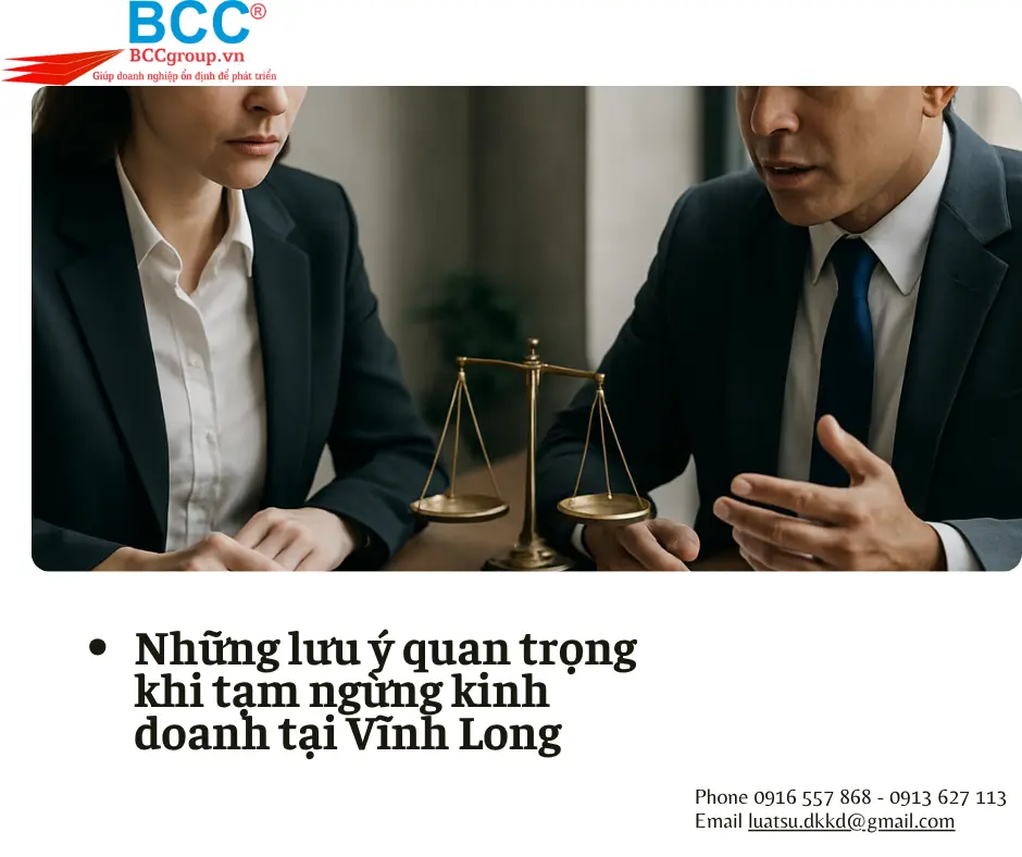 Dịch vụ tạm ngừng kinh doanh tại Vĩnh Long
