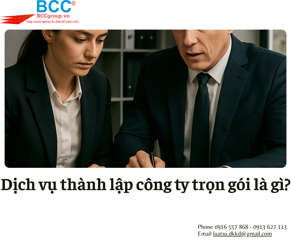 Dịch vụ thành lập công ty
