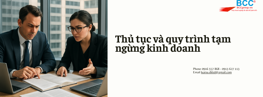 Tạm ngưng kinh doanh, tạm ngừng kinh doanh