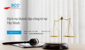 Dịch vụ thành lập công ty tại Tây Ninh uy tín
