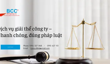 Dịch vụ giải thể công ty trọn gói