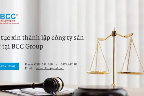 Thủ Tục Xin Thành Lập Nhà Máy Sản Xuất Tại BCC Group