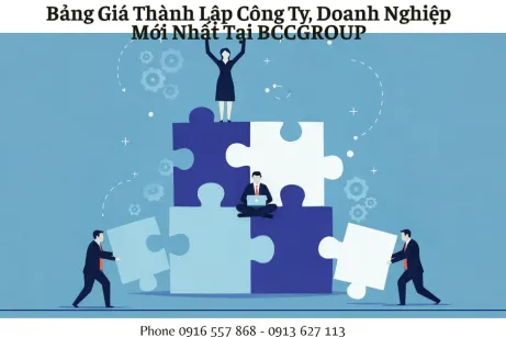 Bảng Giá Thành Lập Công Ty, Doanh Nghiệp