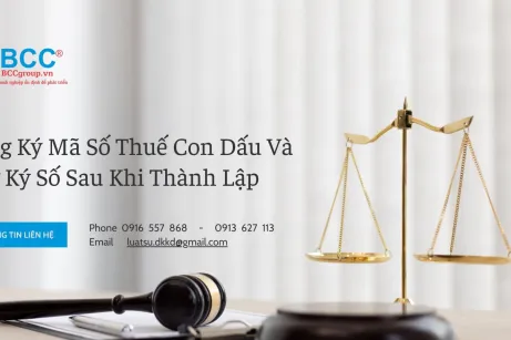 Đăng Ký Mã Số Thuế Con Dấu Và Chữ Ký Số Sau Khi Thành Lập