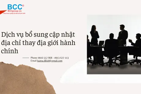 Dịch vụ bổ sung cập nhật địa chỉ thay địa giới hành chính