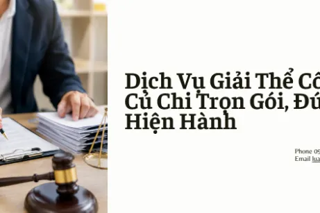 Dịch Vụ Giải Thể Công Ty Tại Củ Chi