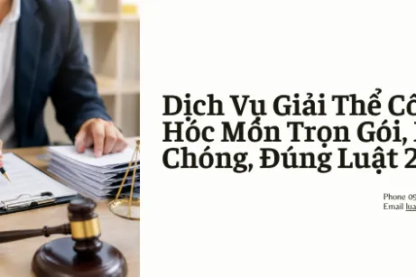 Dịch Vụ Giải Thể Công Ty Tại Hóc Môn