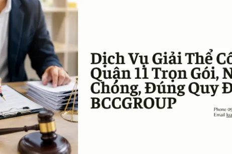 Dịch Vụ Giải Thể Công Ty Tại Quận 11