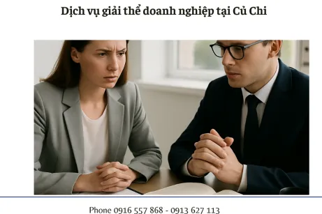 Dịch vụ giải thể doanh nghiệp tại Củ Chi
