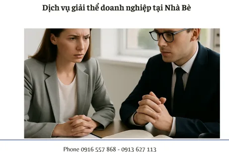 Dịch vụ giải thể doanh nghiệp tại Nhà Bè