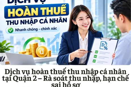 Dịch vụ hoàn thuế thu nhập cá nhân tại Quận 3