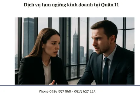 Dịch vụ tạm ngừng kinh doanh tại Quận 11