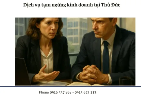 Dịch vụ tạm ngừng kinh doanh tại Thủ Đức