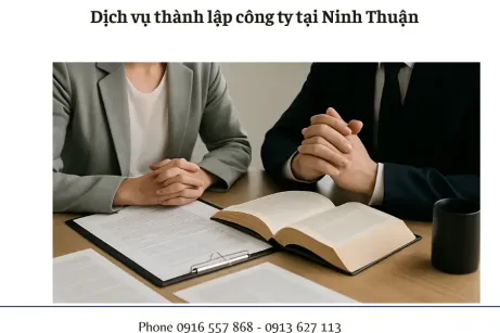 Dịch vụ thành lập công ty tại Ninh Thuận