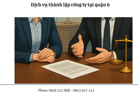 Dịch vụ thành lập công ty tại Quận 6