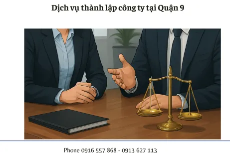  Dịch vụ thành lập công ty tại Quận 9