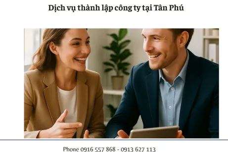 Dịch vụ thành lập công ty tại Tân Phú