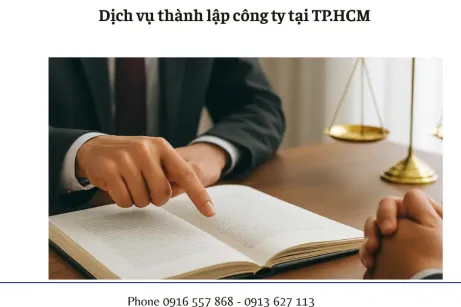 Dịch vụ thành lập công ty tại TP.HCM