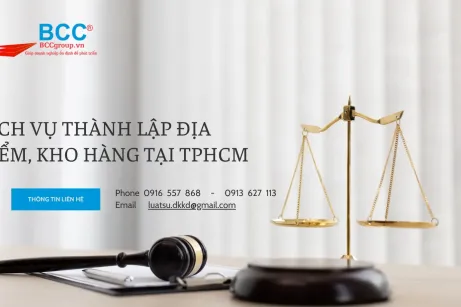 DỊCH VỤ THÀNH LẬP ĐỊA ĐIỂM KHO HÀNG TẠI TPHCM