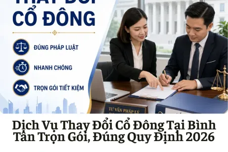 Dịch Vụ Thay Đổi Cổ Đông Tại Bình Tân