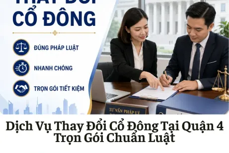 Dịch Vụ Thay Đổi Cổ Đông Tại Quận 4