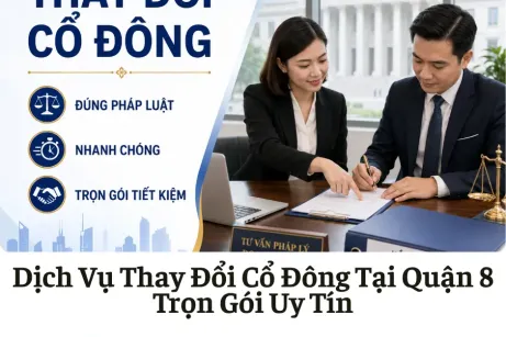 Dịch Vụ Thay Đổi Cổ Đông Tại Quận 8