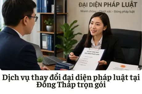 Dịch vụ thay đổi đại diện pháp luật tại Đồng Tháp