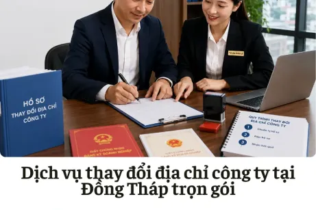 Dịch vụ thay đổi địa chỉ công ty tại Đồng Tháp