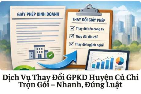 Dịch Vụ Thay Đổi Giấy Phép Kinh Doanh Huyện Củ Chi
