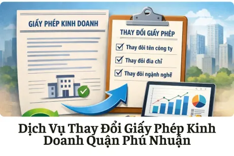 Dịch Vụ Thay Đổi Giấy Phép Kinh Doanh Quận Phú Nhuận
